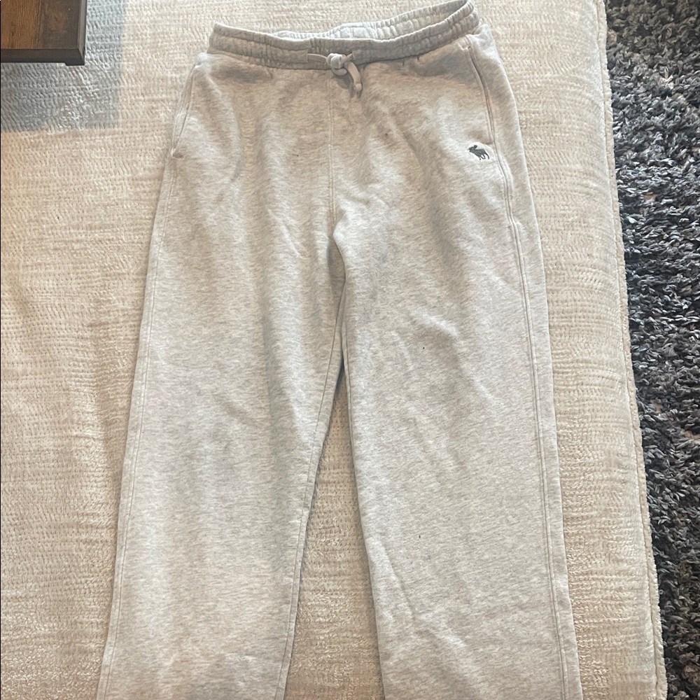 abercrombie kids Light Gray Sweatpants Joggers